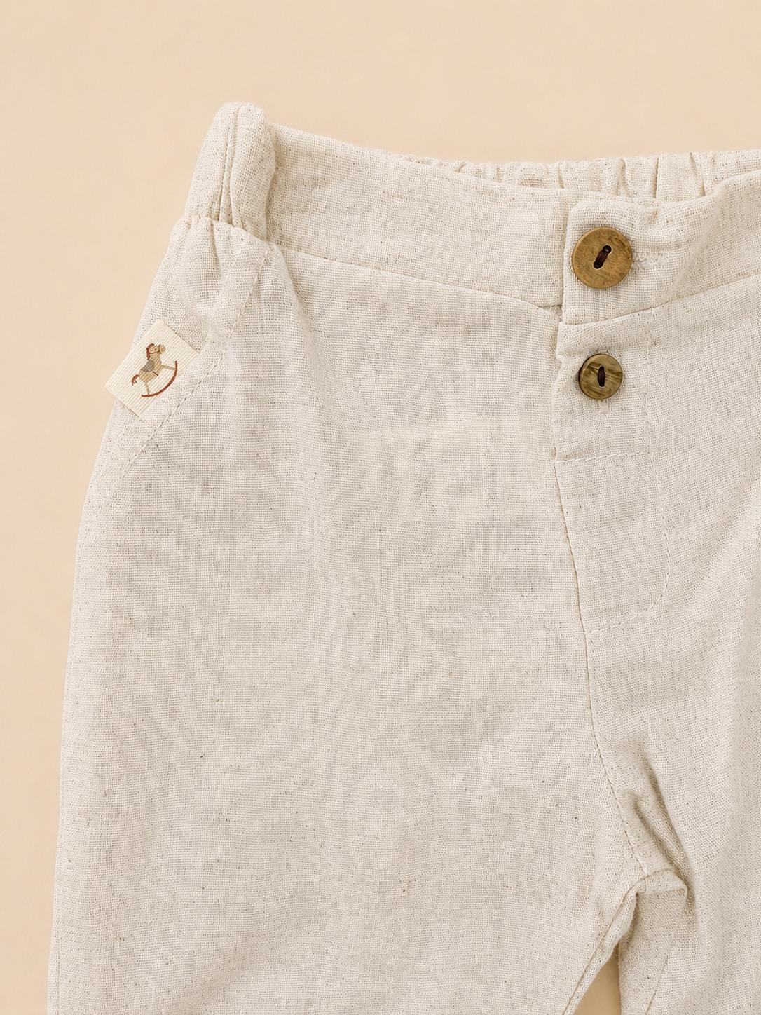 Biorganic Beige Boys Outwear Set of 2 pieces