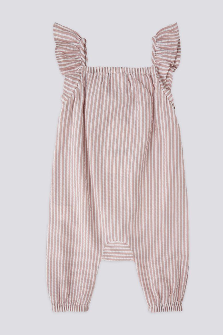 U.S. Polo Assn. Striped Detailed Jumpsuit and Bandana Set of 2
