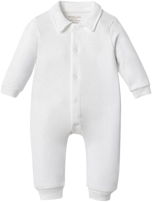 NIPPERLAND Unisex Gray 2-Pieces Zipper Romper
