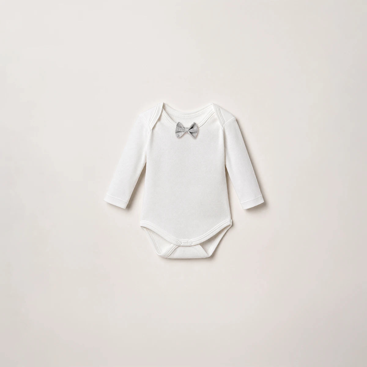 NIPPERLAND Gray Knitted Romper with Bodysuit and Hat