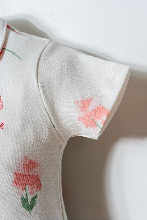 U.S. Polo Assn. Baby Girl Pink Floral Pyjamas