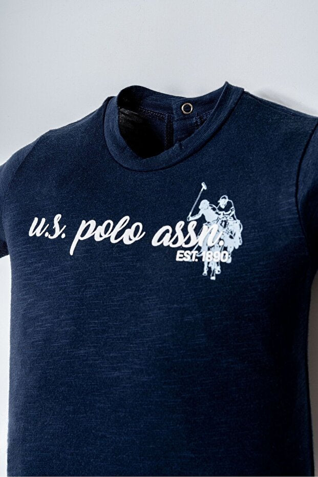U.S. Polo Assn. Navy Blue Shorts Set