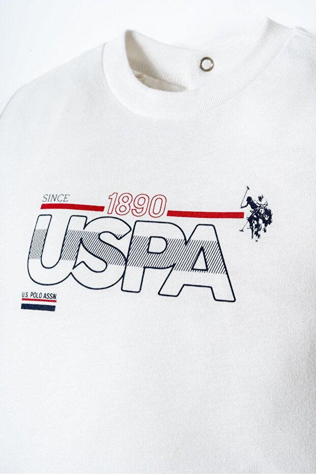 U.S. Polo Assn. White Shorts Set