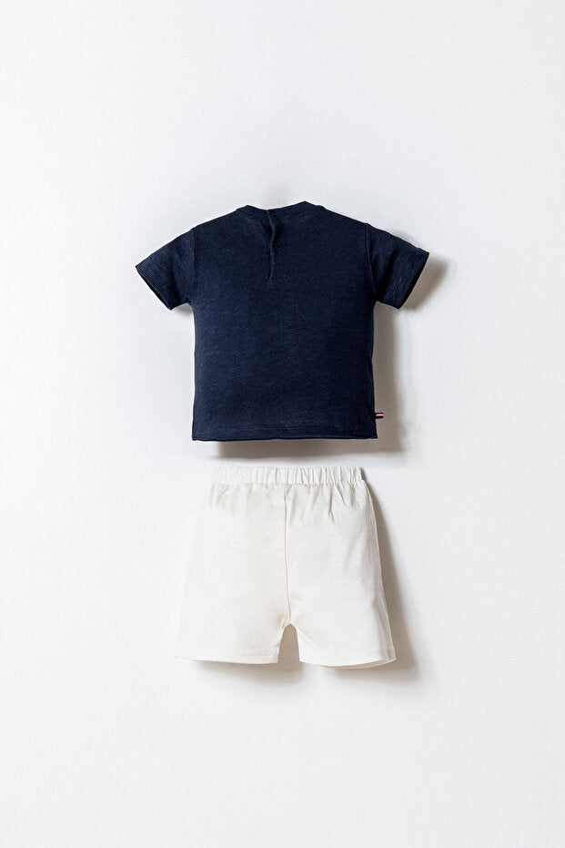 U.S. Polo Assn. Navy Blue Shorts Set