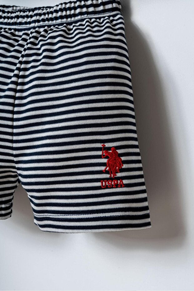 U.S. Polo Assn. White Shorts Set