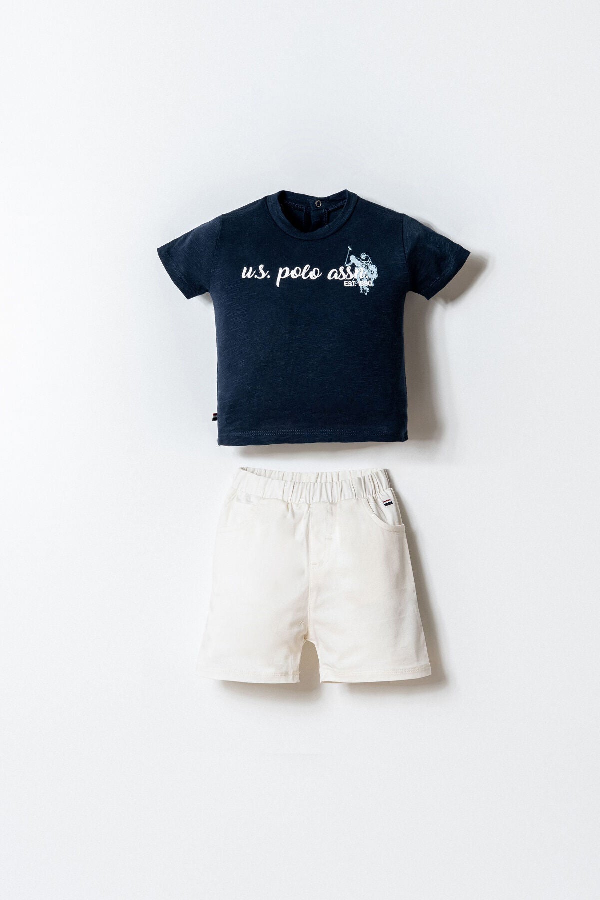 U.S. Polo Assn. Navy Blue Shorts Set