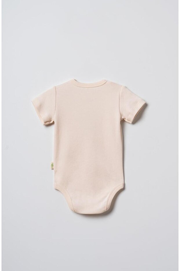BabyCosy Set of 2 Mint Short Sleeve Boy Bodysuits, 100% Organic Cotton