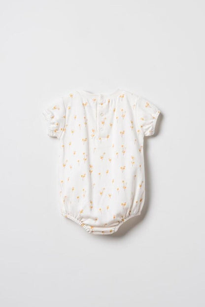 BabyCosy طقم من قطعتين بأكمام قصيرة بتصميم واسع (أوفر سايز)، قطن عضوي معتمد من GOTS