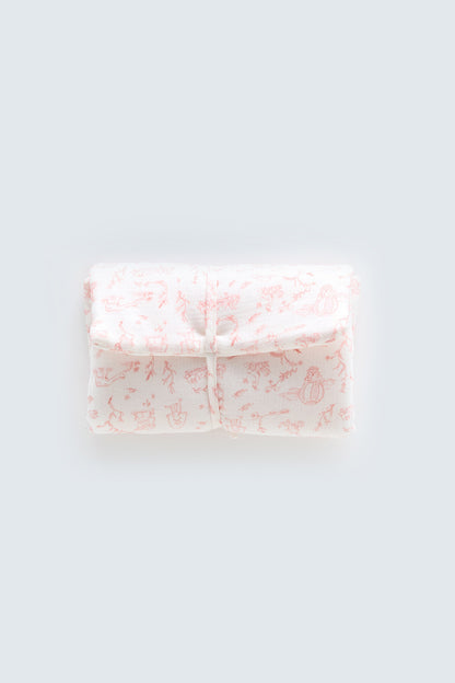 Atelier Babbi Changing Mat - Toile De Jouy / Pink