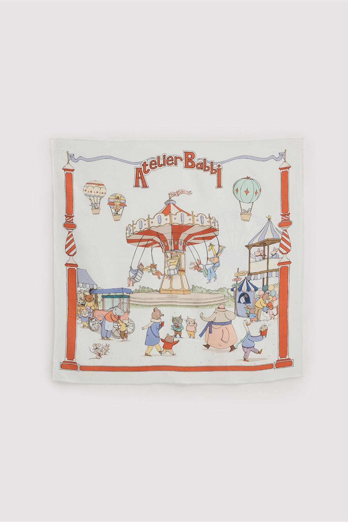 Atelier Babbi Newborn Set (4-Piece) - Funfair, 100% Cotton