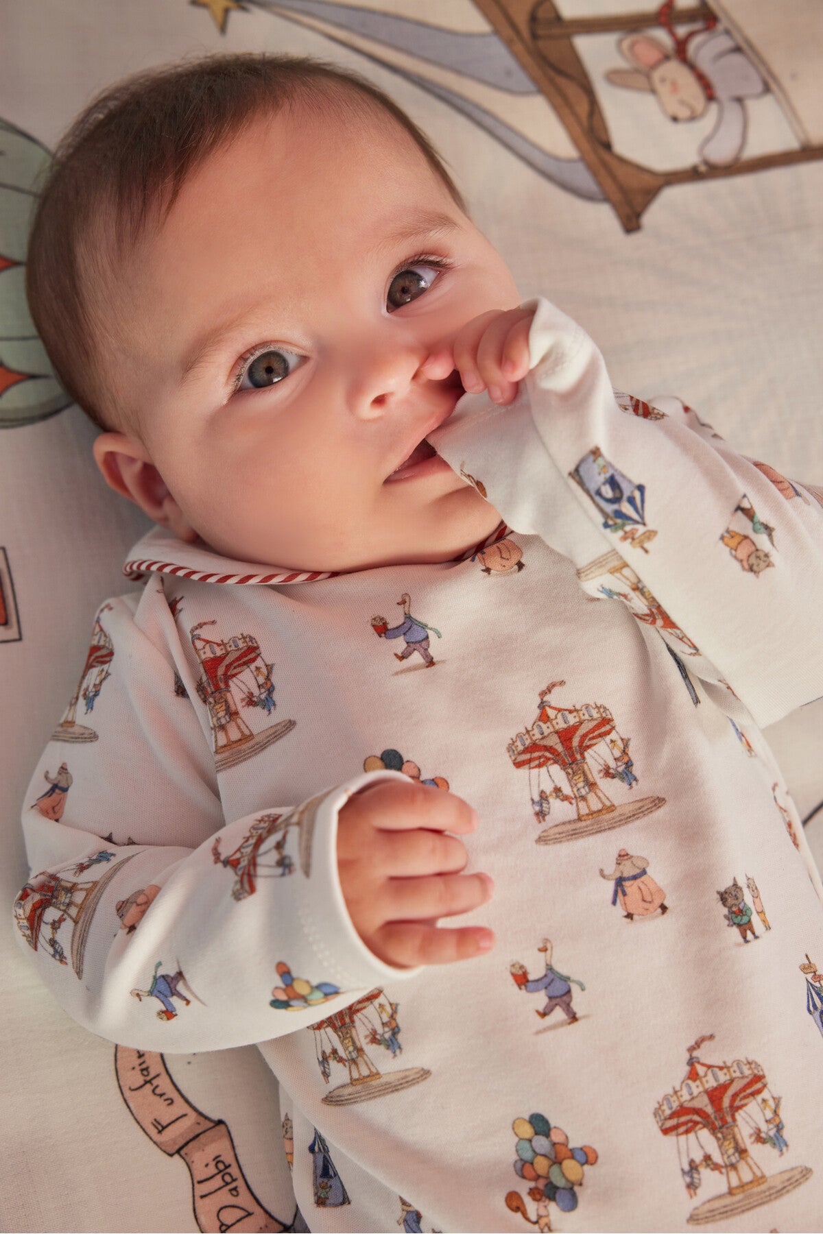 Atelier Babbi Newborn Set (4-Piece) - Funfair, 100% Cotton