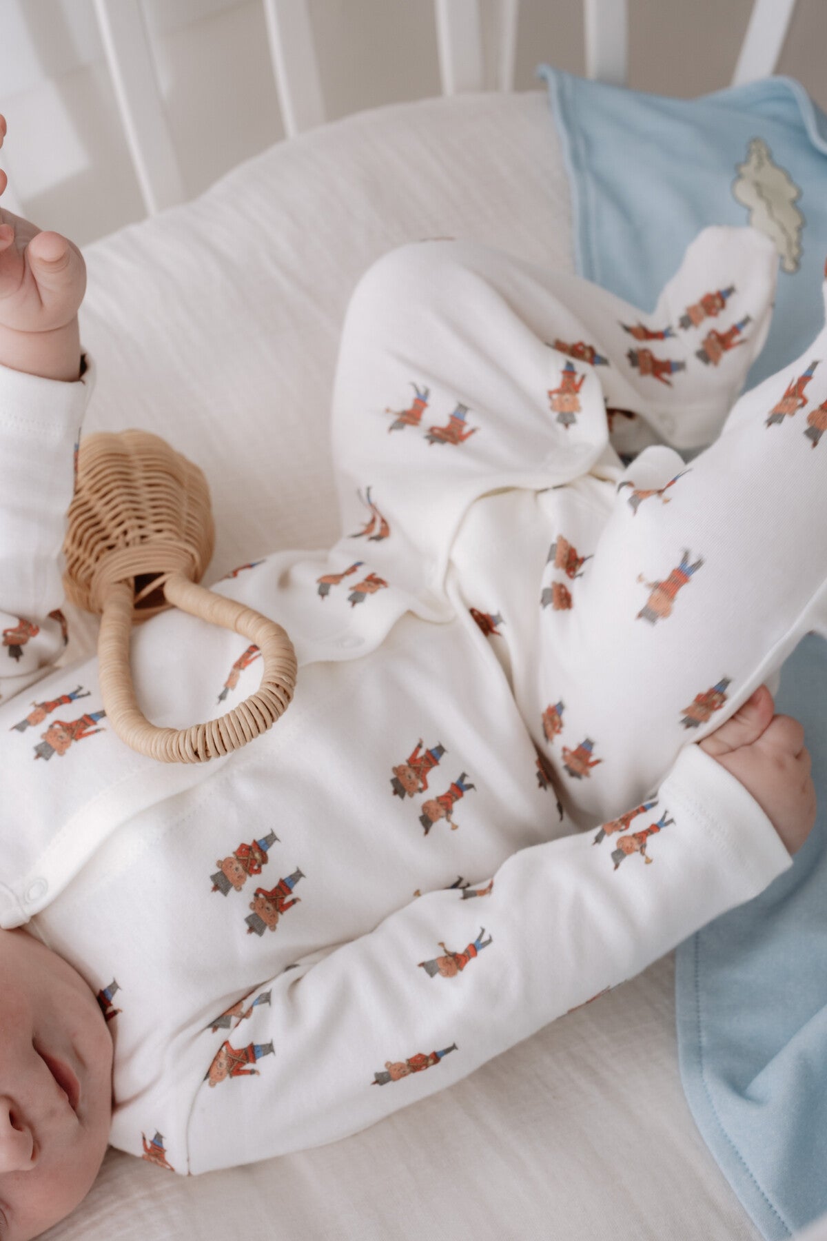 Atelier Babbi Newborn Set (4-Piece) - Tin Soldier, 100% Cotton