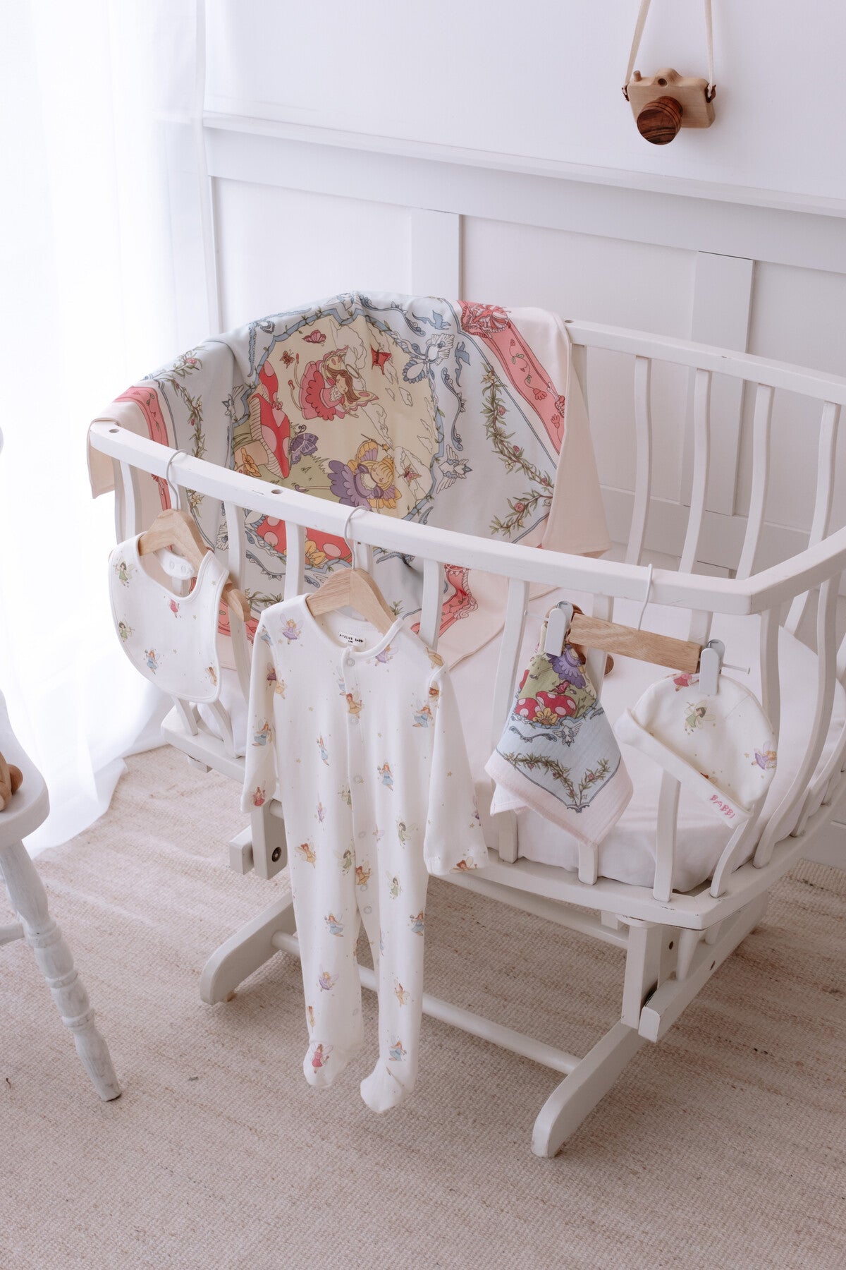 Atelier Babbi Newborn Set (4-Pieces) - Fairy Tale, 100% Cotton