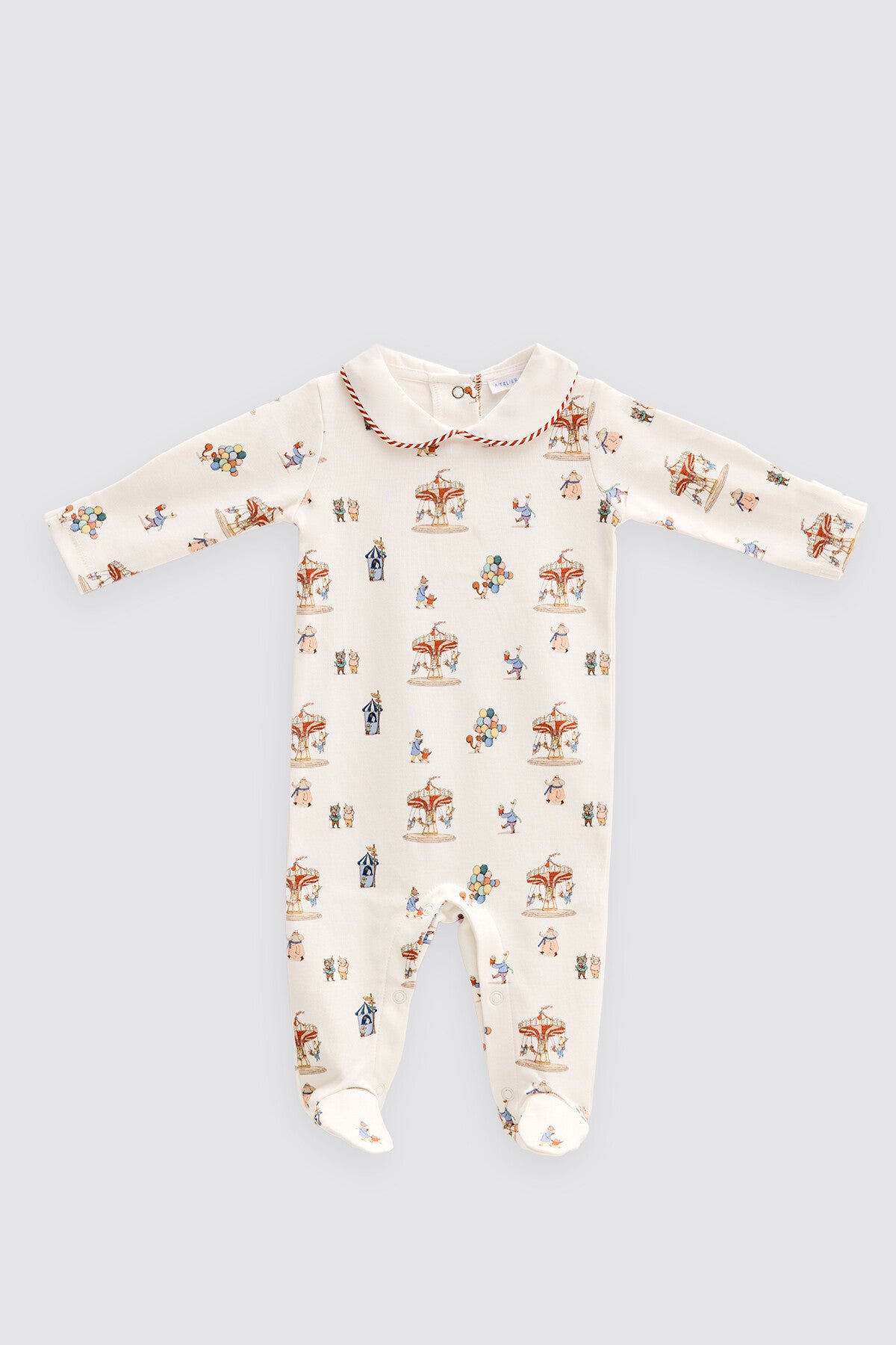 Atelier Babbi Newborn 2-pieces Funfair Set, 100% Cotton