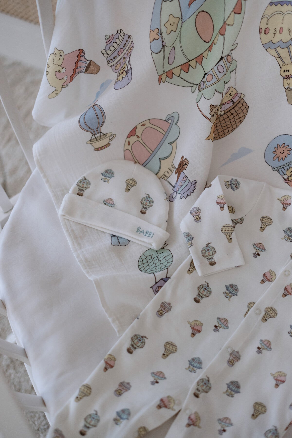Atelier Babbi Newborn 5-Pieces Set - Cappadocia, 100% Cotton