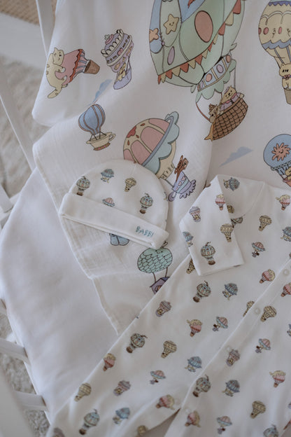Atelier Babbi Newborn 5-Pieces Set - Cappadocia, 100% Cotton