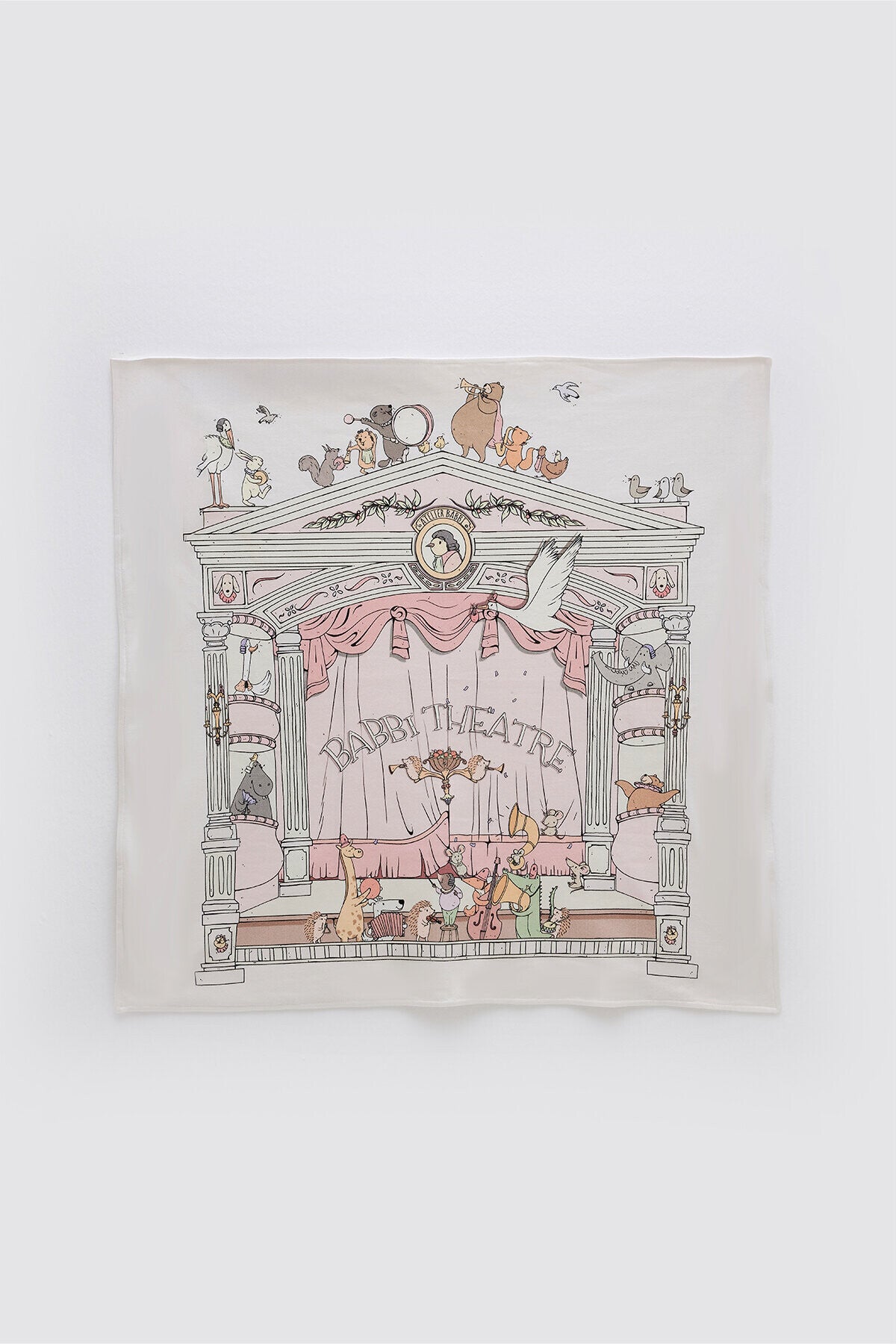 Atelier Babbi Newborn 5-Piece Set - Theatre / Pink, 100% Cotton