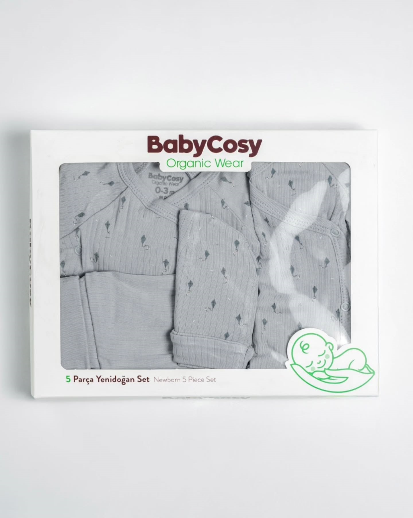 BabyCosy 5 pieces Mint Boy Hospital Set