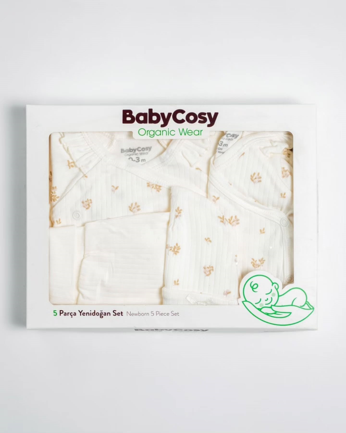 BabyCosy 5 pieces Offwhite Girl Hospital Set