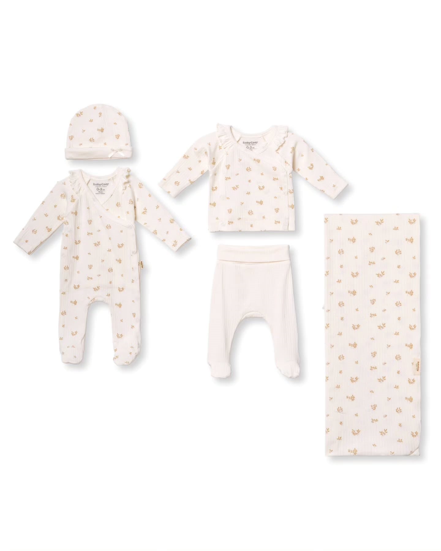 BabyCosy 5 pieces Offwhite Girl Hospital Set