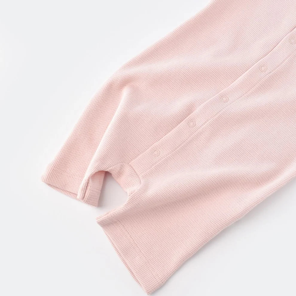 BabyCosy Pink Girl Romper, 100% Organic Cotton