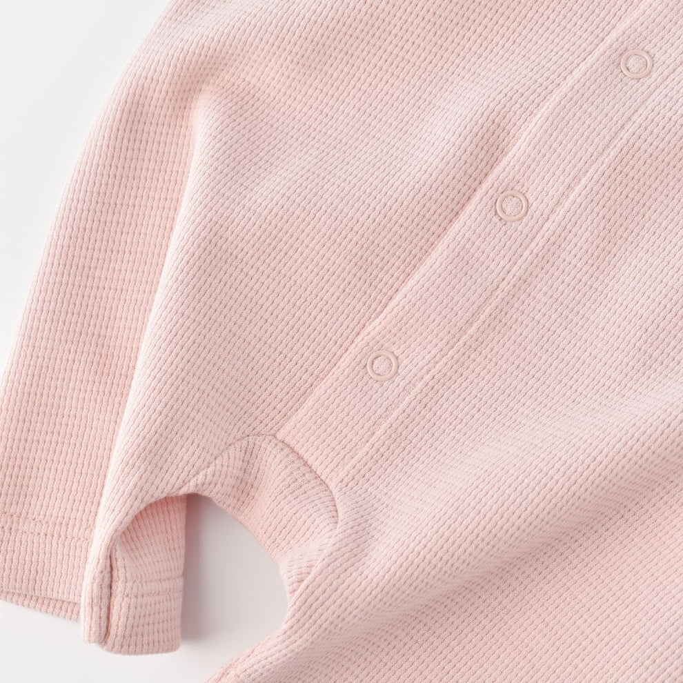 BabyCosy Pink Girl Romper, 100% Organic Cotton