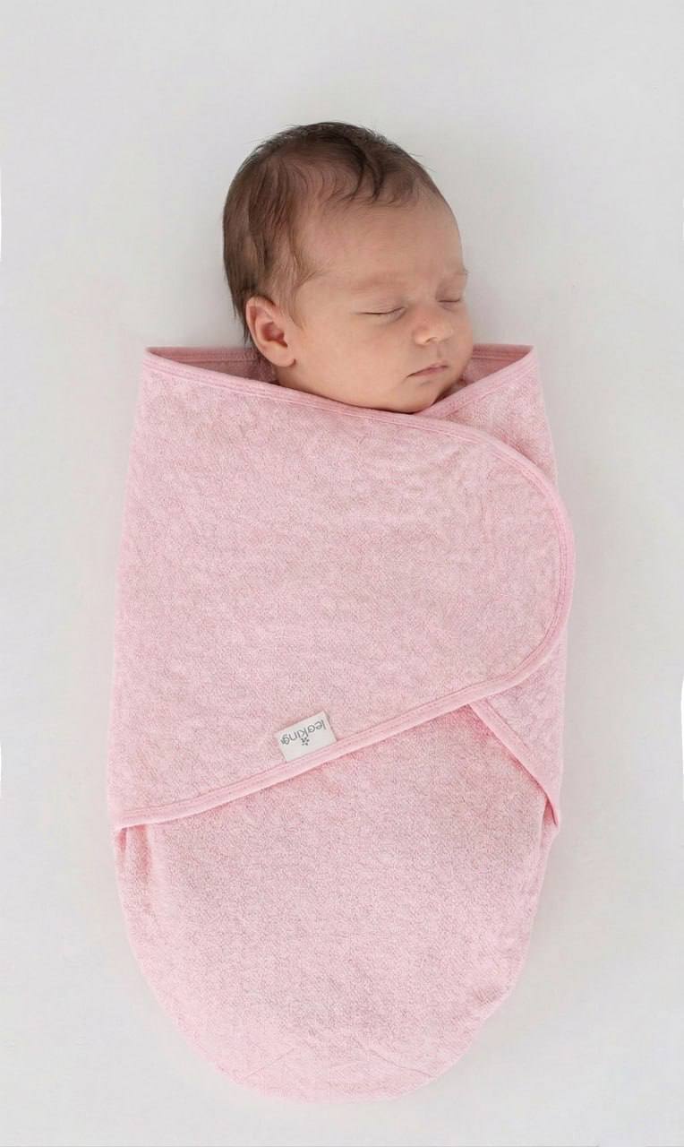 Leoking Organic Newborn Girl Swaddle