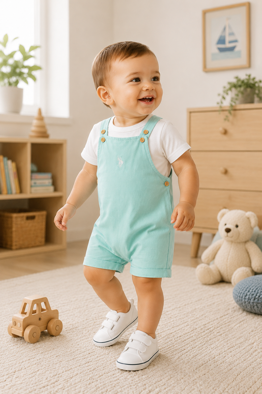U.S. Polo Assn. Green Jumpsuit Set