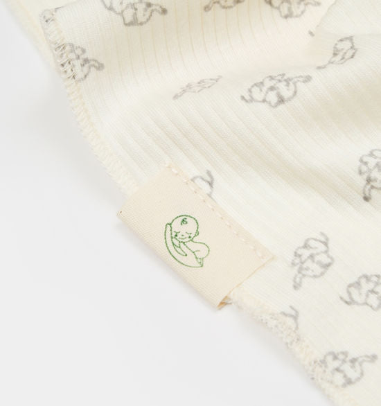 BabyCosy Organic Elephant Printed Blanket 85x85 cm