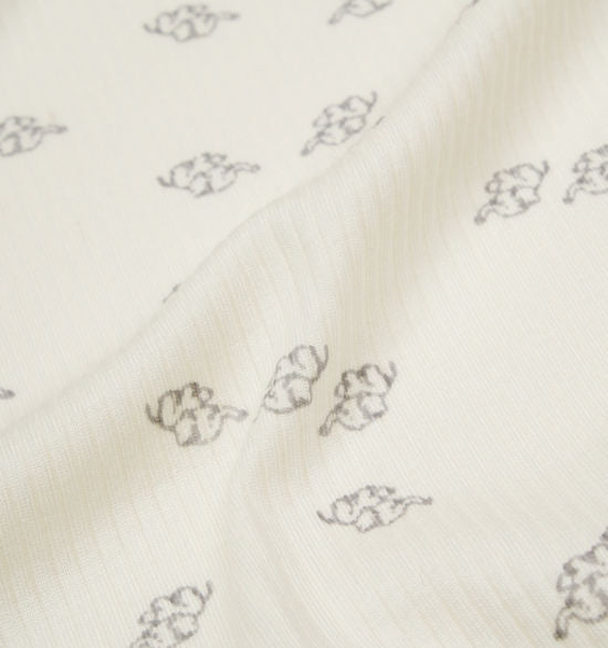 BabyCosy Organic Elephant Printed Blanket 85x85 cm