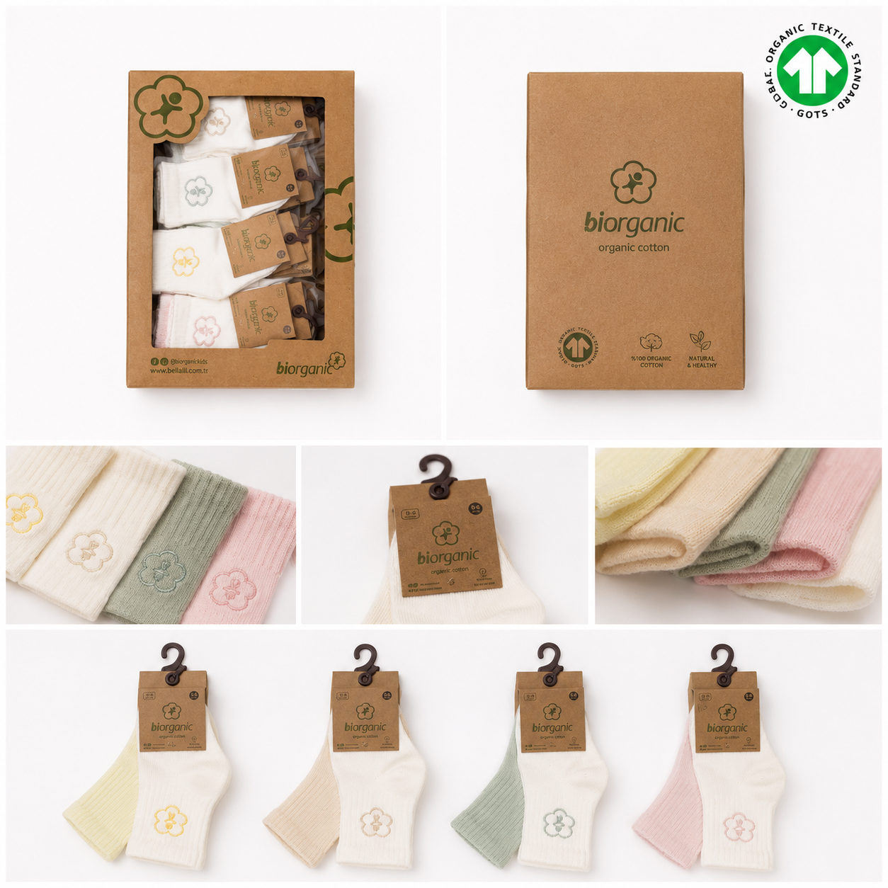 GOTS Certified Organic Cotton Socks