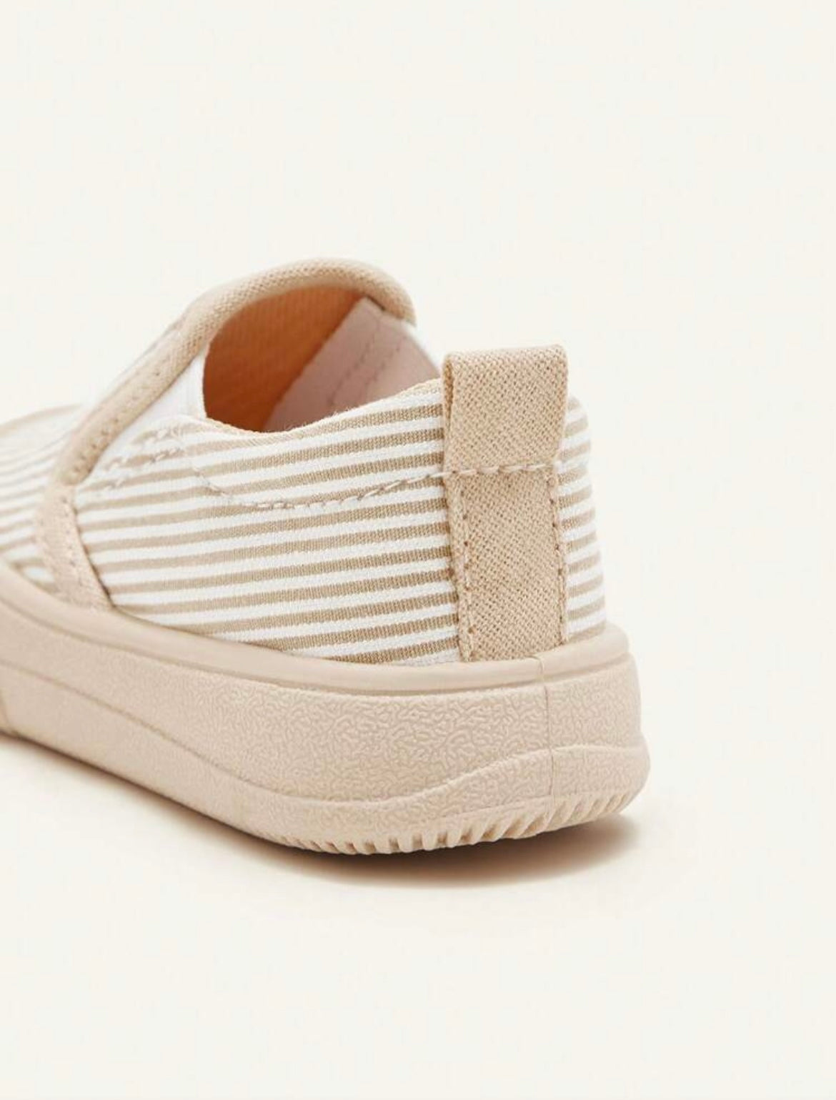 Beige and White Baby Sneakers