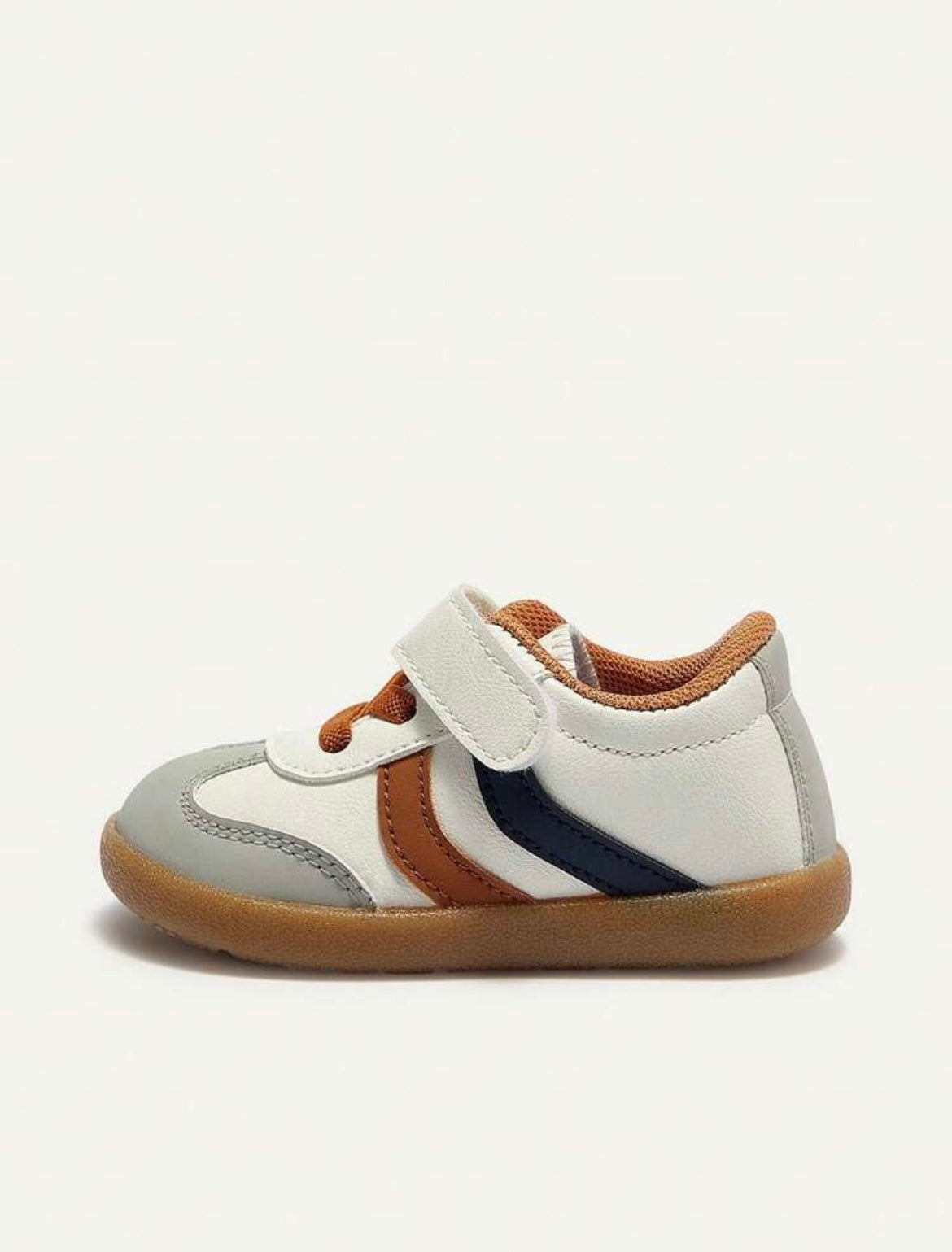 White and Gray Sneakers