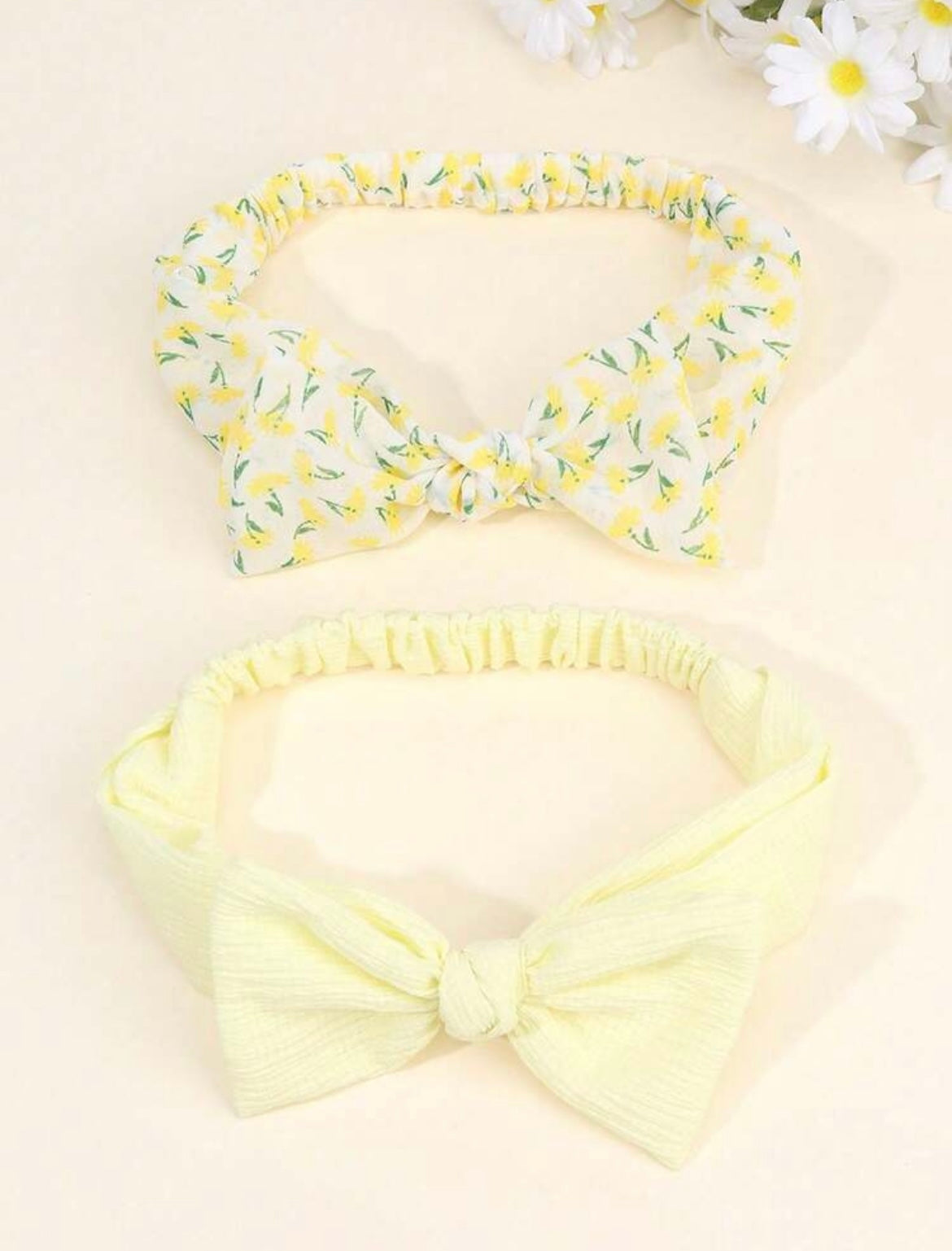 2 Pieces Set Floral Headbands