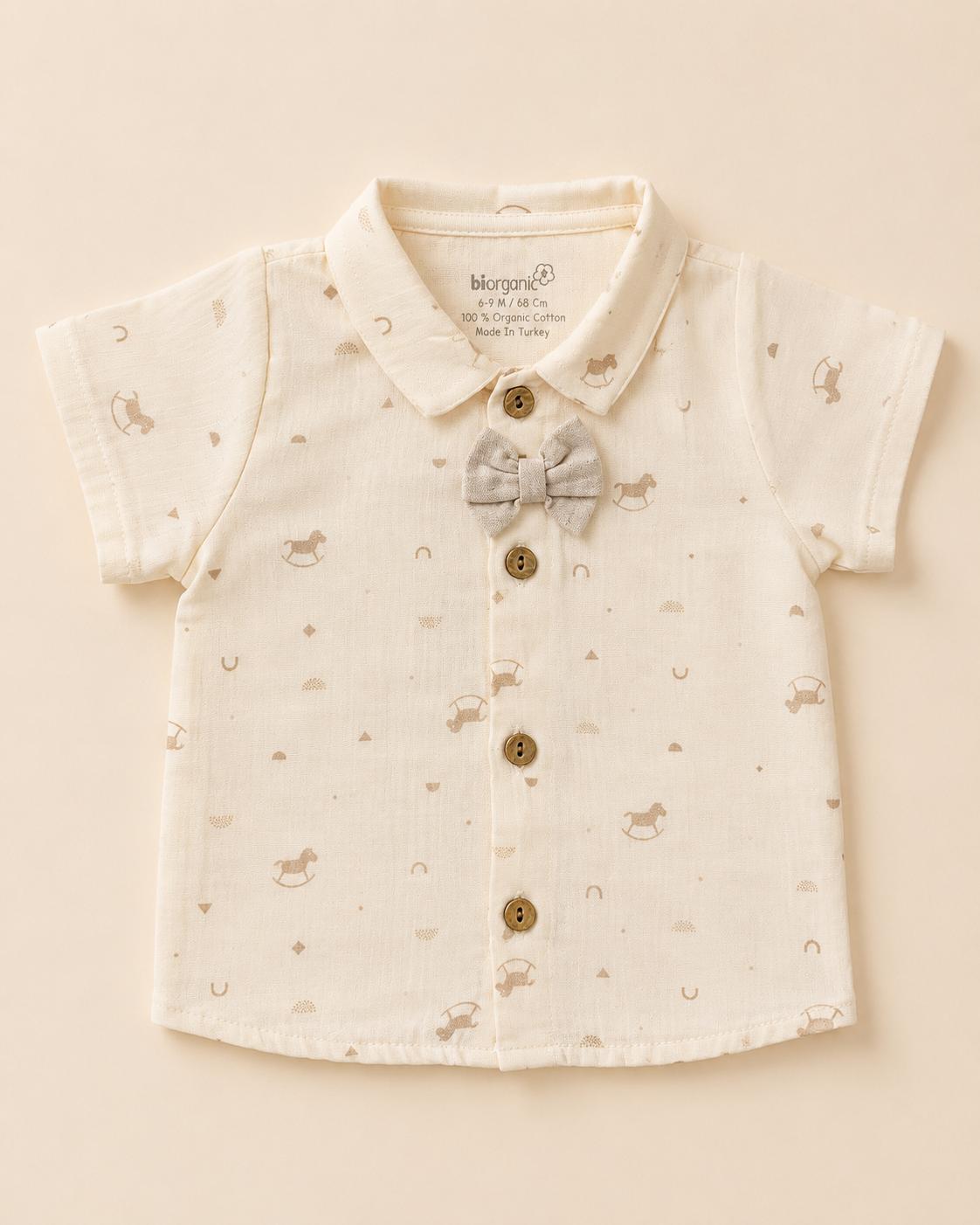 Biorganic Beige Boys Outwear Set of 2 pieces