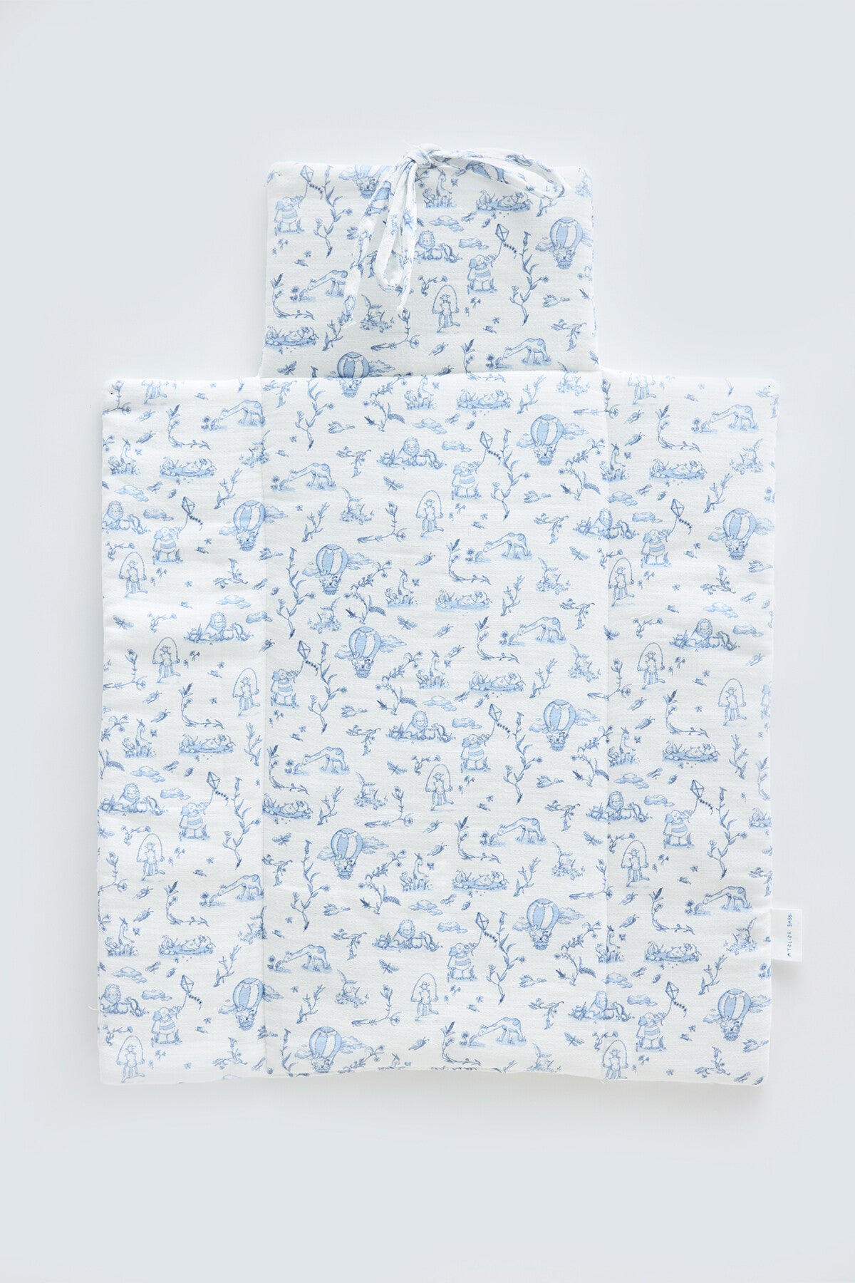 Atelier Babbi Changing Mat - Toile De Jouy/Blue