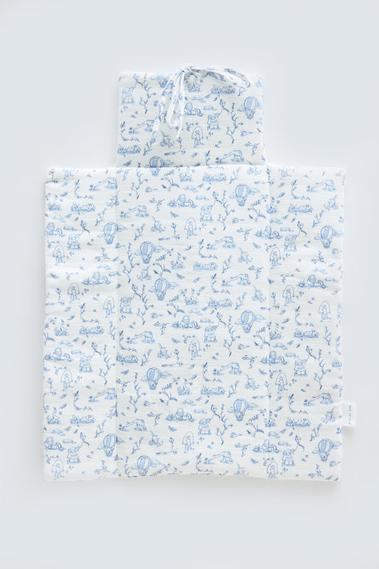 Atelier Babbi Changing Mat - Toile De Jouy/Blue