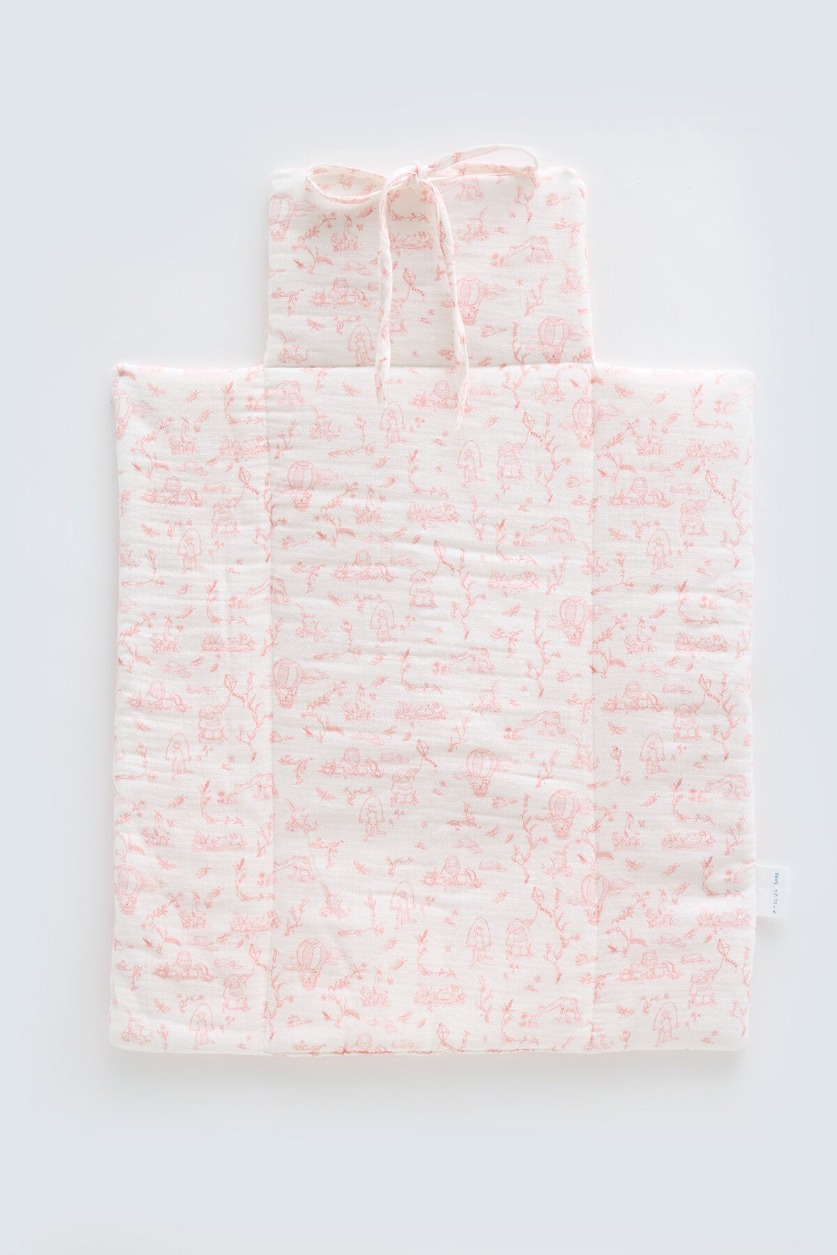 Atelier Babbi Changing Mat - Toile De Jouy / Pink