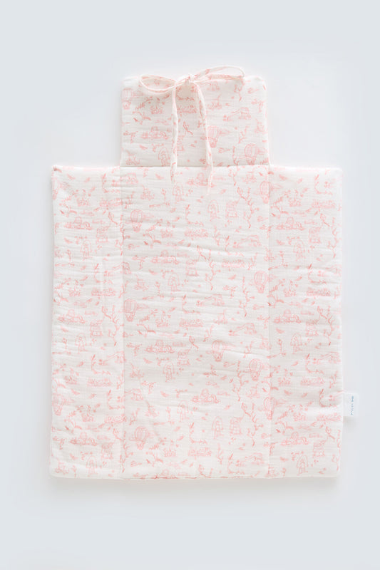 Atelier Babbi Changing Mat - Toile De Jouy / Pink