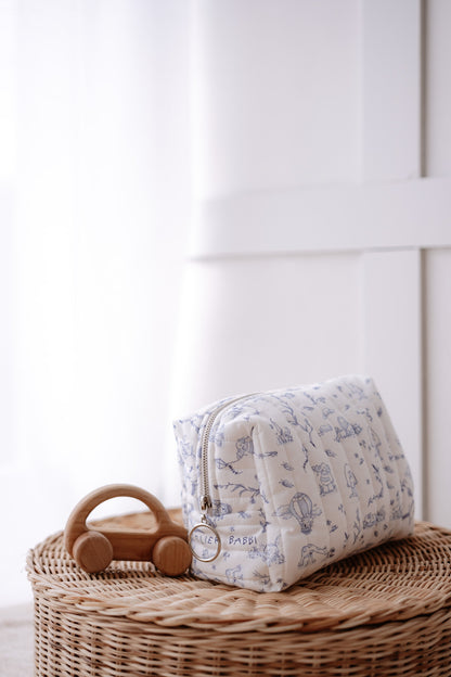 Atelier Babbi Baby Care Bag - Toile De Jouy / Blue