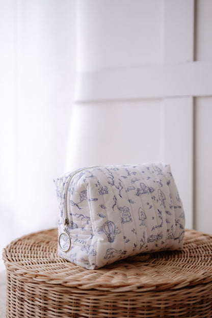 Atelier Babbi Baby Care Bag - Toile De Jouy / Blue