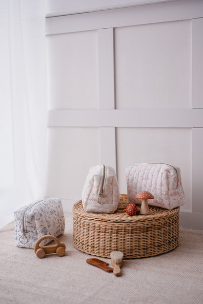 Atelier Babbi Baby Care Bag - Toile De Jouy / Pink