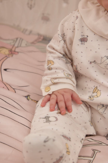 Atelier Babbi Baby Overall – Theatre / Pink, 100% Cotton