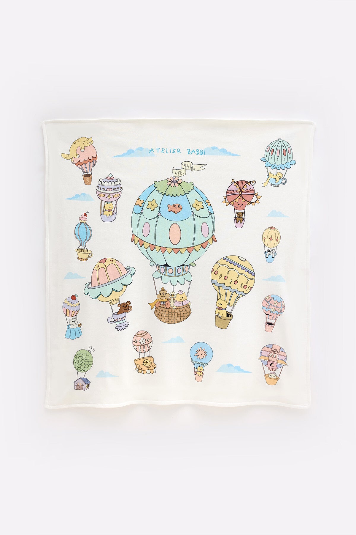Atelier Babbi Double Sided Baby Blanket - Cappadocia, 100% Cotton