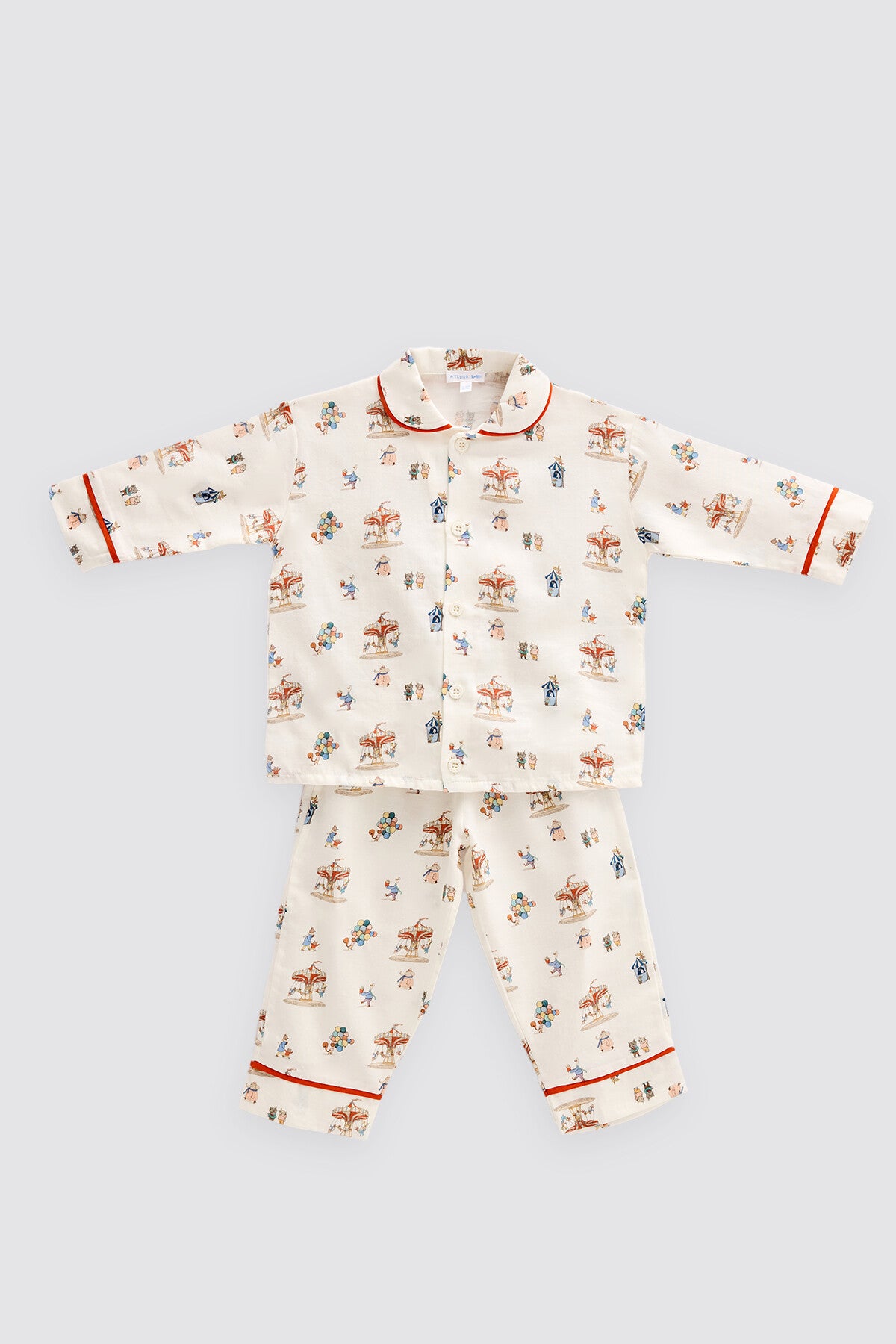 Atelier Babbi Pajama Set - Funfair, 100% Cotton