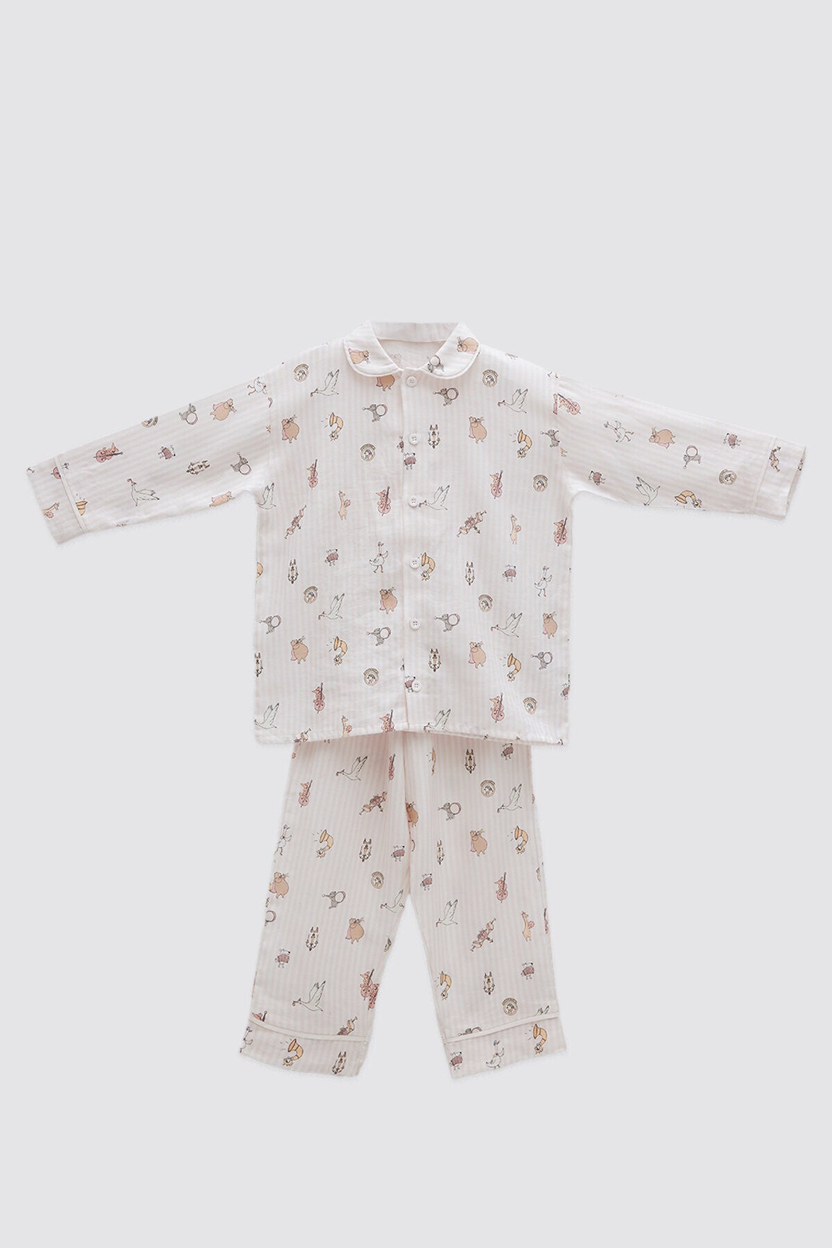 Atelier Babbi Pajama Set - Theatre / Pink, 100% Cotton