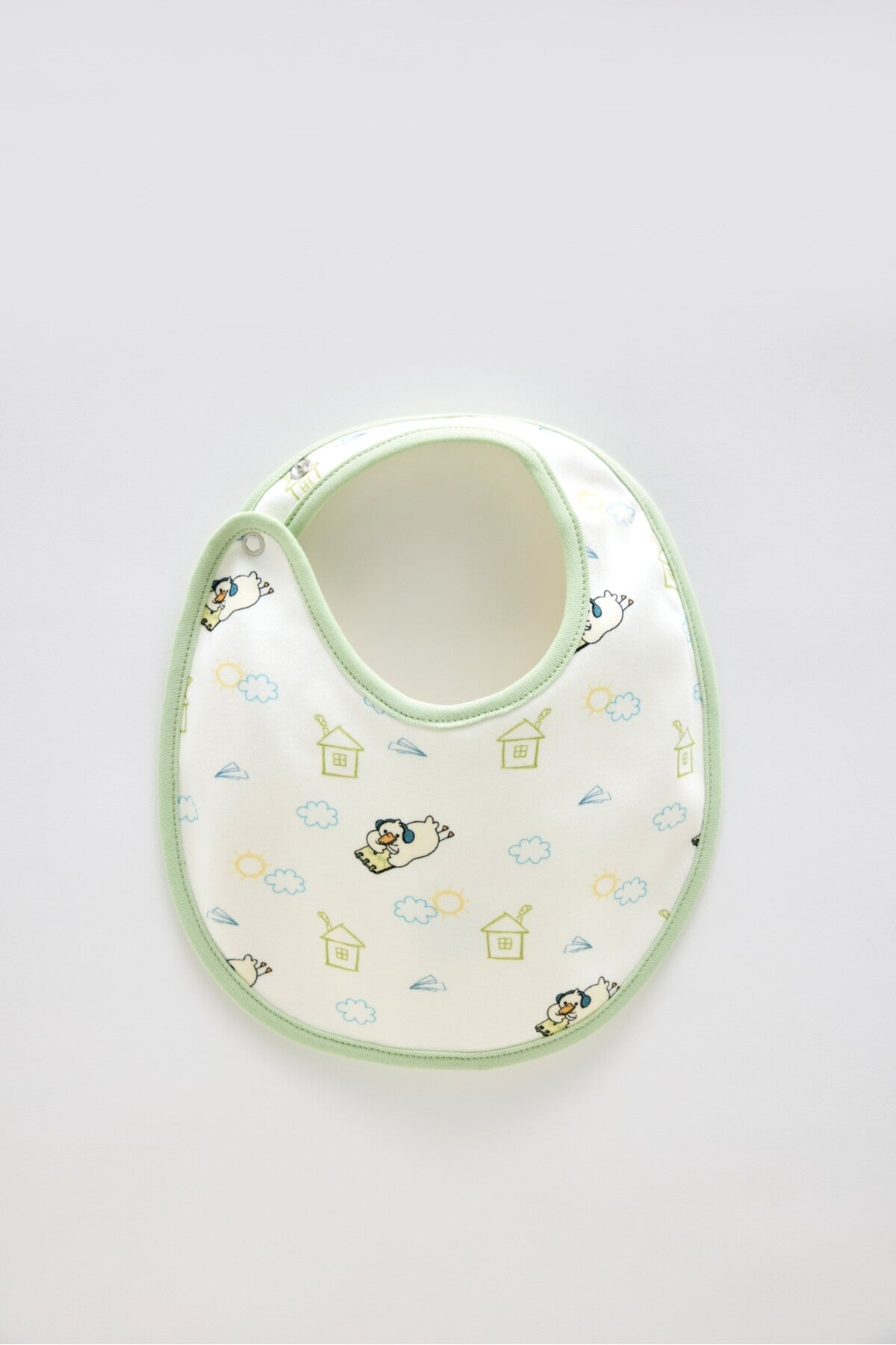 Atelier Babbi Newborn Bib & Hat Set - Picnic, 100% Cotton