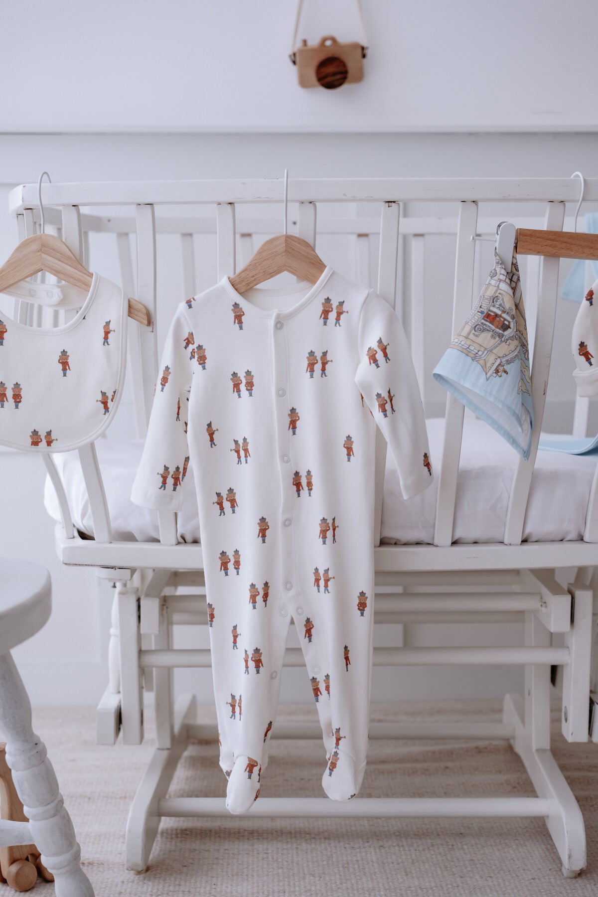 Atelier Babbi Newborn 4-Pieces Set - Tin Soldier, 100% Cotton